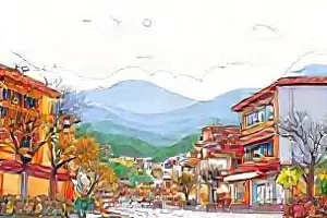 《铸铁黄昏》封面，熔炉前的少年与飞溅的铁花